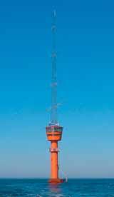 Nr 62 10 Sweden. Southern Baltic. Södra Kalmarsund. Utgrunden. Changed colour of lighthouse. Utgrunden light 56-22,39N 16-15,44E The colour of Utgrunden lighthouse has been changed to orange.
