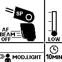 3.6 Auto OFF for the flash unit The flash unit is factory-set to automatically switch to standby mode (Auto OFF) 10 minutes after - being switched on, a flash is fired, the shutter release is