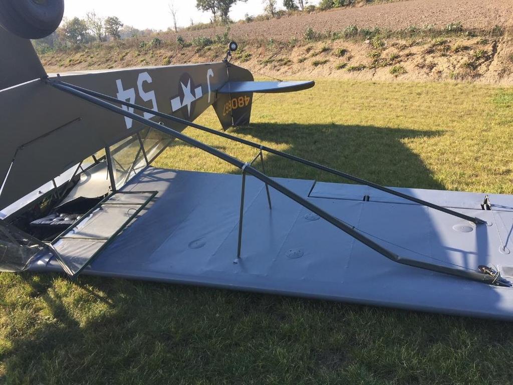 Flygplanet bärgades till en hangar där haverikommissionen gjorde en teknisk undersökning. Figur 6. Flygplanets position efter händelsen.