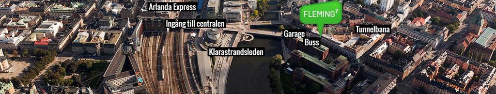 Som till exempel att tunnelbanan finns runt hörnet, att Centralen