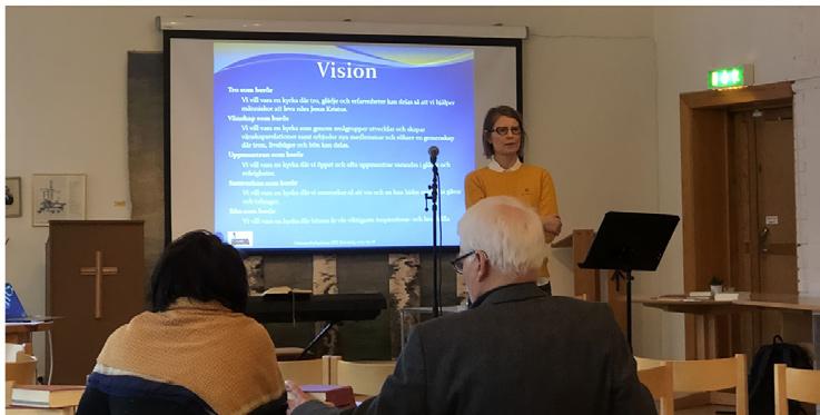 Visionsdag Lördag den 9 februari samlades ca 25 personer från den svenska EFS-föreningen till en gemensam visionslördag i kyrkan.