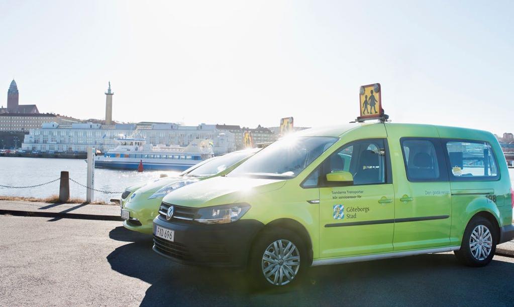 Hållbar mobilitet Nöjda resenärer i färdtjänsten och flexlinjen Med hjälp av kontinuerliga telefonintervjuer mäts färdtjänstresenärernas nöjdhet.