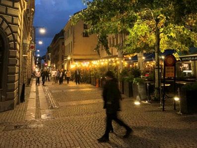 Goda stadsmiljöer GÅNGVÄNLIGHETEN I HELA STADEN Göteborg ska vara en gångvänlig stad där många kan, vill och vågar gå. De flesta göteborgare tycker att deras närmiljö är gångvänlig.