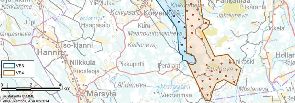 Bild 4. Preliminär placeringsplan enligt projektalternativ ALT 5.