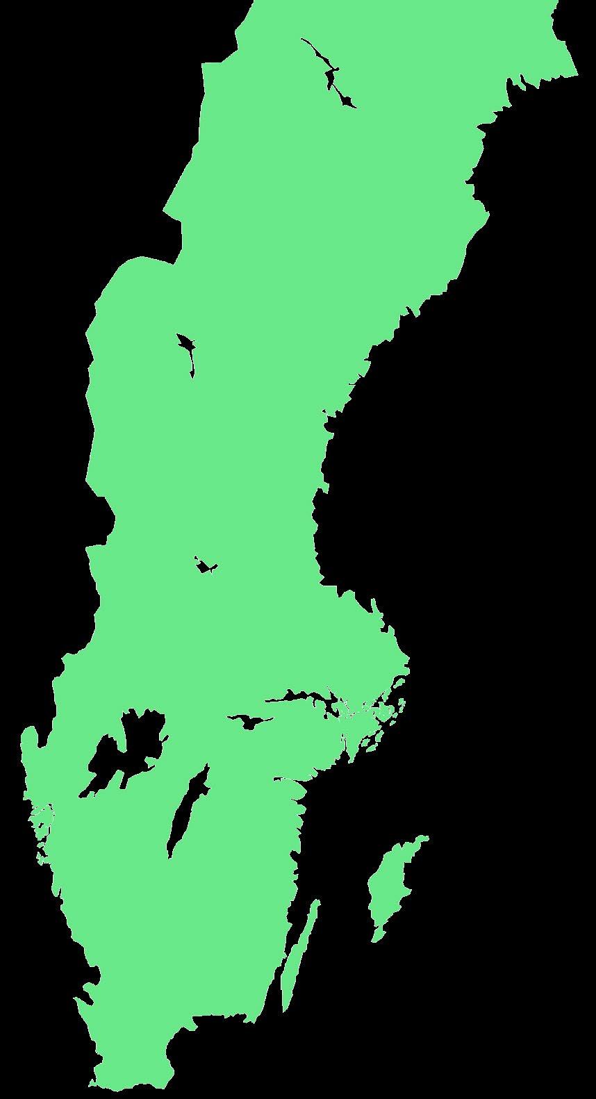 FINLAND SVERIGE 460 miljoner år sedan LOCKNE DELLEN 35 KM NORDOST OM HUDIKSVALL 25 KM SÖDER OM ÖSTERSUND 460 miljoner år sedan MÅLINGEN 3 KM SYDOST OM HACKÅS 89 miljoner år sedan 380 miljoner år