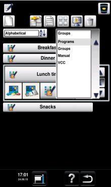 Namnge gruppen, till exempel "Lunch time".