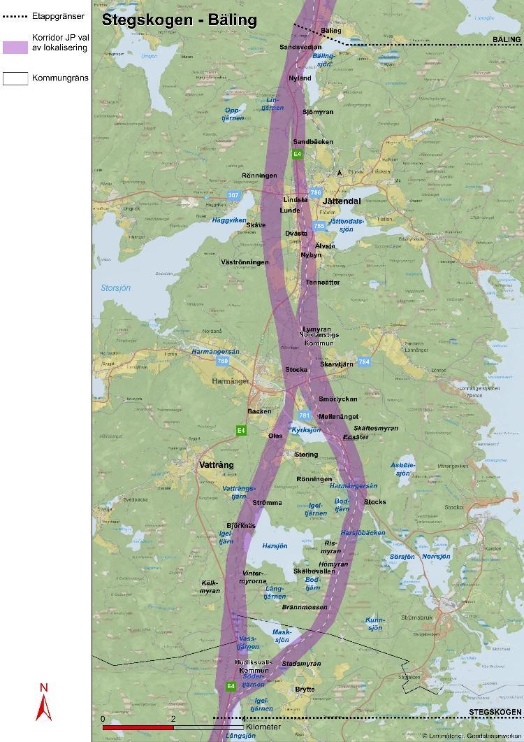 1. Sammanfattning Bakgrund och syfte Ostkustbanan sträcker sig från Stockholm till Sundsvall, där Ådalsbanan tar vid norrut och Mittbanan västerut.