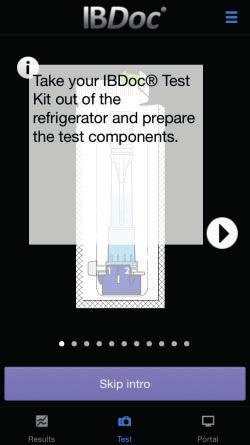 2 Öppna IBDoc testförpackningen och ta ut kameratestkortet (Fig. 5, s. 7). 2.3 Gör ett kameratest genom att rikta in kameratest kortets testmönster med den gula ramen i kamerans vy av CalApp (C). 2.4 Klicka på OK -knappen när kameratestet är över.