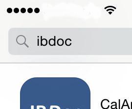 Du måste godkänna att CalApp får använda kameran. 1.5 Skriv in ditt IBDoc -kontos e-postadress (användarnamn) och lösenord (B).