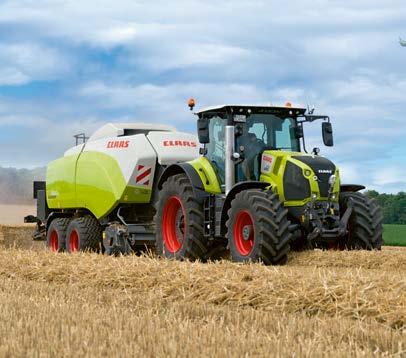 Med HEXASHIFT powershifttransmission, mekaniskt manövrerade hydraulventiler och CIS bildskärm. NYHET: CIS+. Helt enkelt mer.