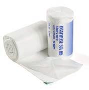 Påsar & säckar 30 L Plastpåsar Vita. 30 liters papperskorgspåsar i vit plast som passar i papperskorgar, till blöjor mm.