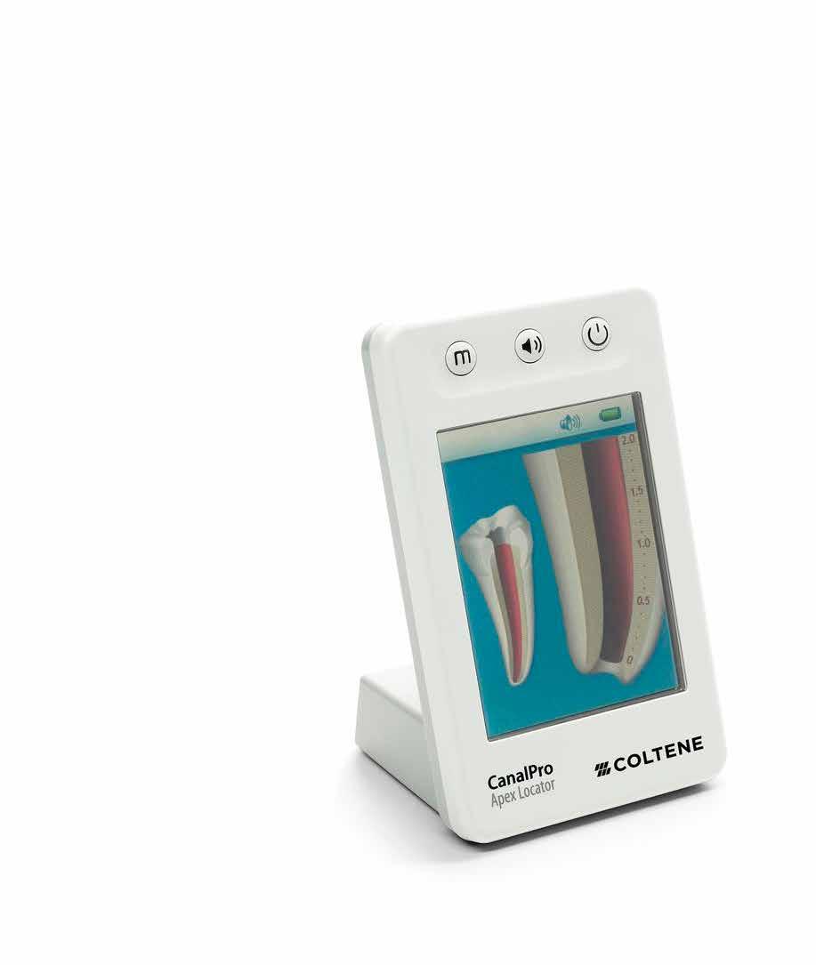Coltene CanalPro CL endomotor Trådlös endomotor med roterande rörelser. Ergonomiskt grepp, för bättre visuell kontroll.