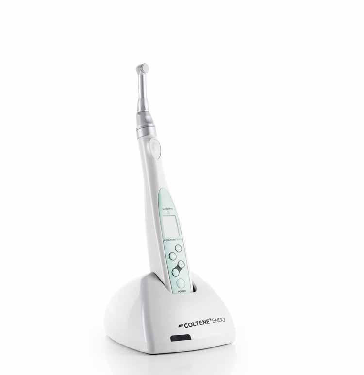 NYHET 20% Coltene CanalPro Apex lokator Innovativ och precis apexlokalisator Mycket precis mätning Användarvänlig skärm Virituell apex-funktion Inbyggd testfunktion Mått 120x74x70 mm. Vikt 300 g.