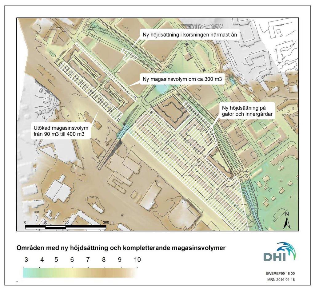 Kompletterande beräkning med reviderad höjdsättning 4 Kompletterande beräkning med reviderad höjdsättning 4.