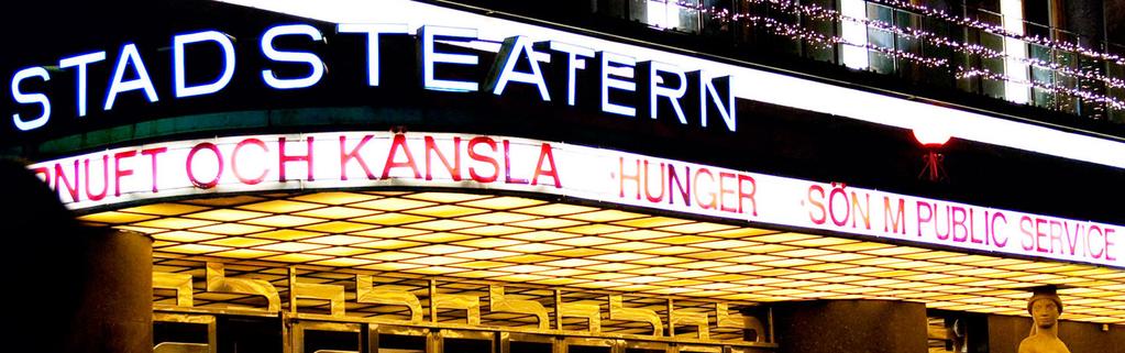 KULTUR STADSTEATERN STORA SCENEN Lärda kvinnor Söndag 31 mars kl 15.00 Pris: 260 kr Molières komedi om hyckleri och fåfänga. Anmälan och betalning senast 25 januari.