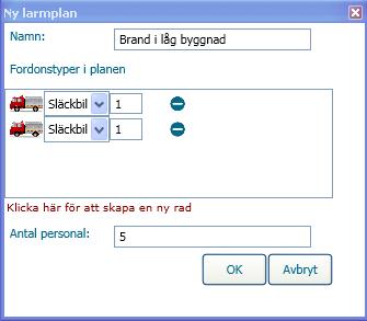 samhällsskydd och beredskap 52 (102) b. Ändra de uppgifter du vill redigera (samtliga uppgifter i bilden nedan kan redigeras). Bild: Ändra uppgifter och klicka OK. c. Klicka på OK.