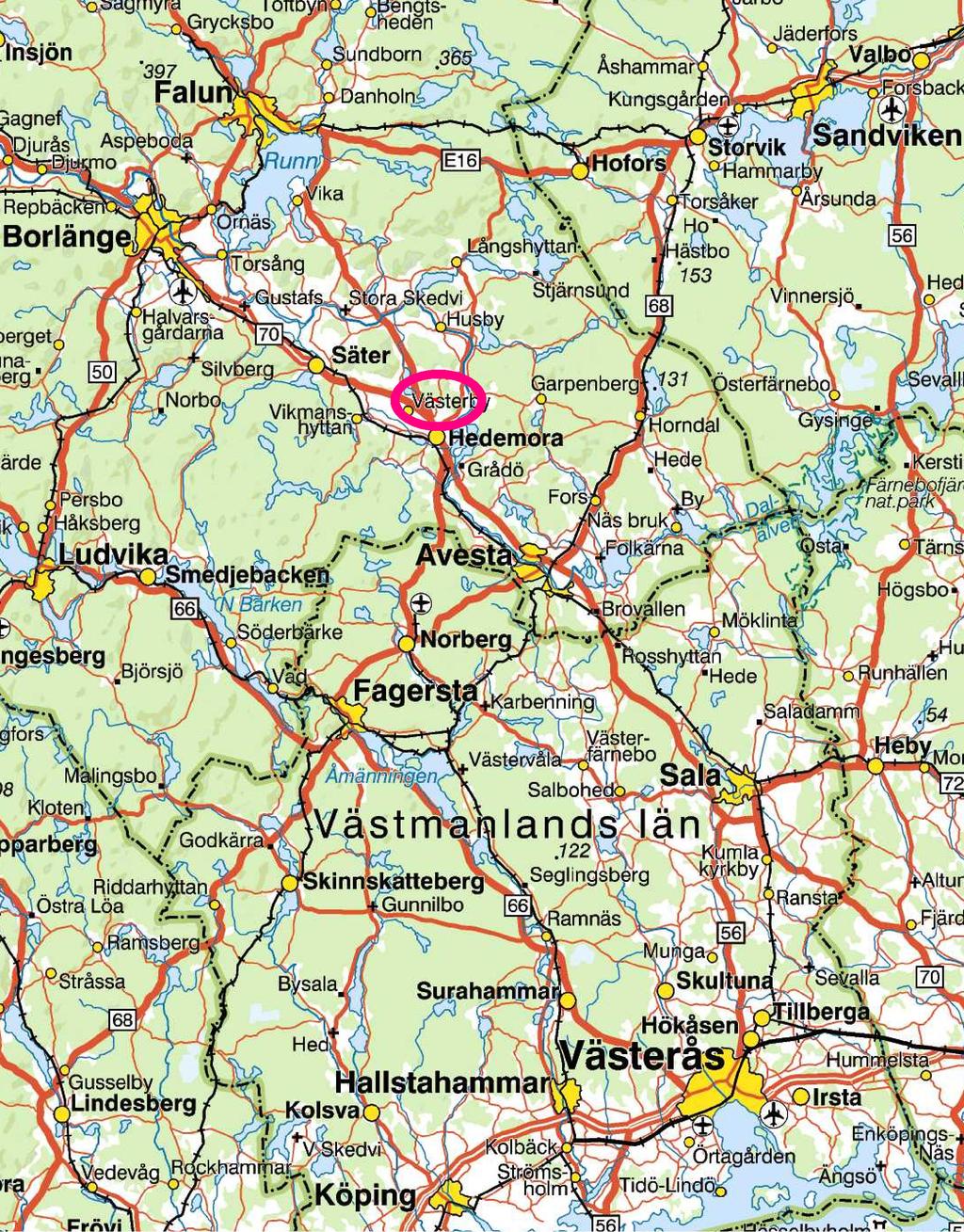 Illustration 1. Översiktskarta.