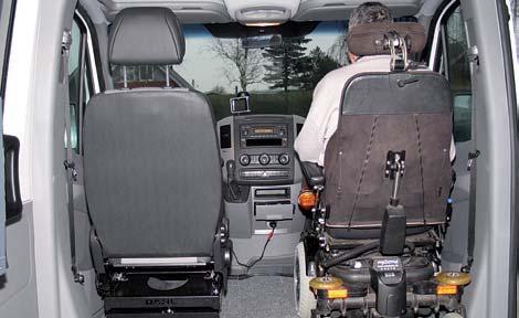 rullstolsvikt på över 200 kg + en passagerare, under förutsättning att säkerhetsselen monteras