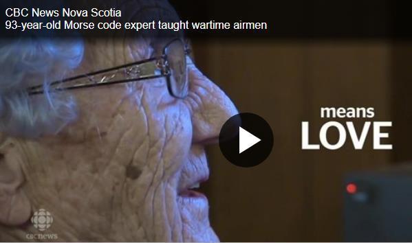 93-year-old WWII veteran still taps out Morse code https://www.cbc.ca/news/canada/nova-scotia/merle-taylor-morse-code-remembrance-day-1.