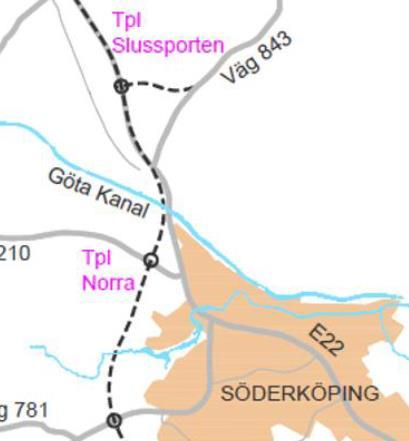 1 (9) 1 Inledning En ny sträckning för väg E22 samt flera nya trafikplatser planeras med ett västligare läge för passagen som i dagsläget går genom Söderköping.