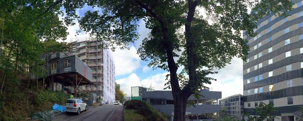 Volrat Thamsgatan (2018-08-15) Anpassning till den befintliga bebyggelsen utan påverkan på riksintresse för kulturmiljövården En viktig utgångspunkt är att titta på hur ny byggnad relaterar till