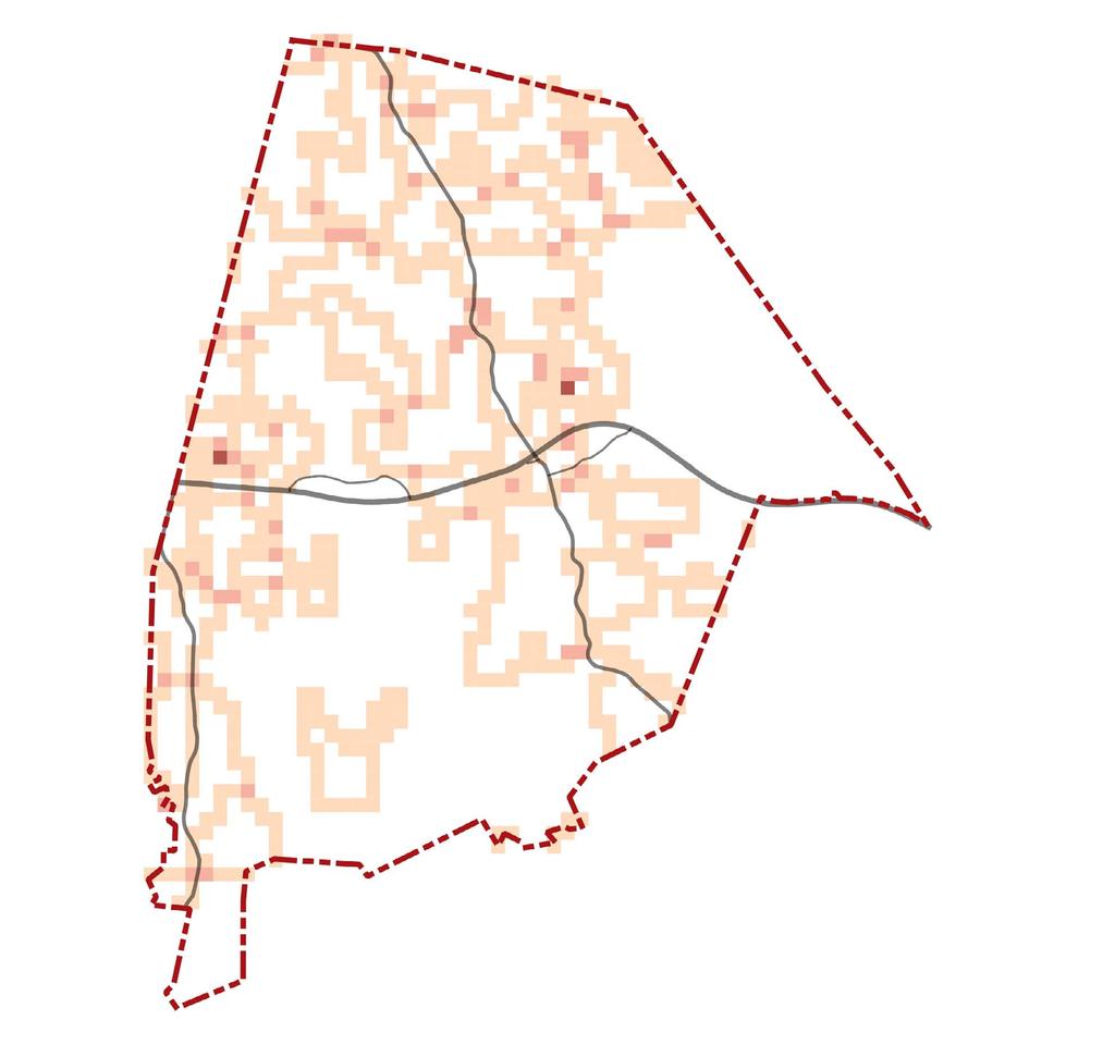 Landskapets diversitet och ekotoner Corine-marktäckningsdata 2012 i vektorform, 25 ha. Datamaterialet klassificeras enligt detaljeringsnivå 2.