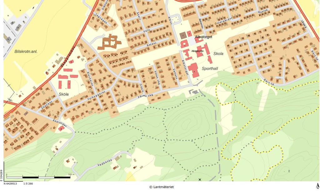 1 INLEDNING På uppdrag Ale byggen har Tyréns AB utfört geotekniska undersökningar i samband med detaljplanearbete för del av fastighet Skepplanda 8:4 och Ledet 1:1 i Ale kommun.