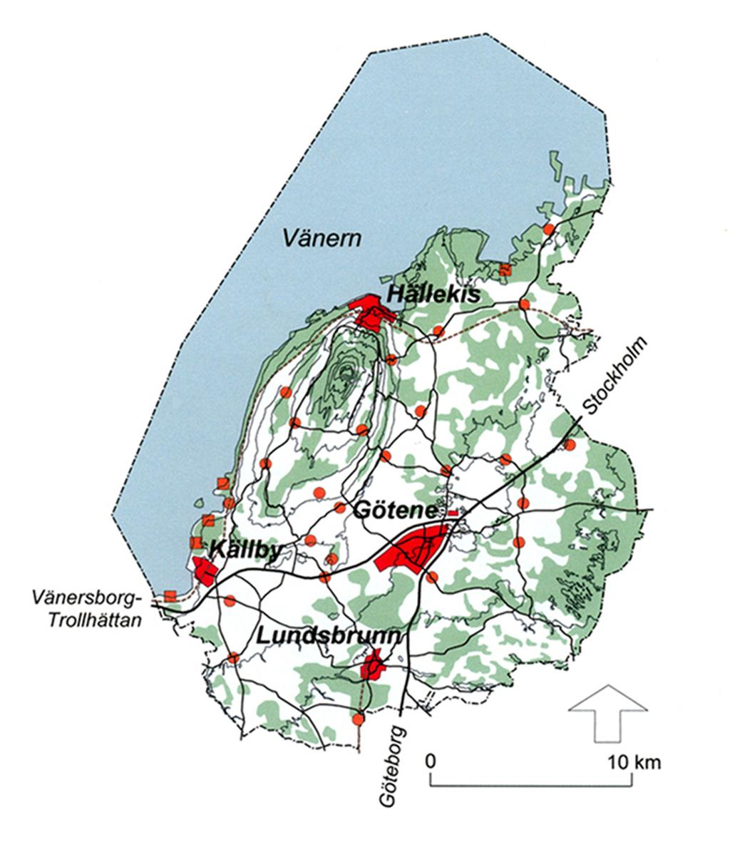 Detaljplan för område vid Kinnekullegården Götene kommun PLANOMRÅDET BAKGRUND Kinnekulle och naturområdena kring Kinnekulle är en viktig del i Götene kommun som en attraktiv kommun att bo och arbeta