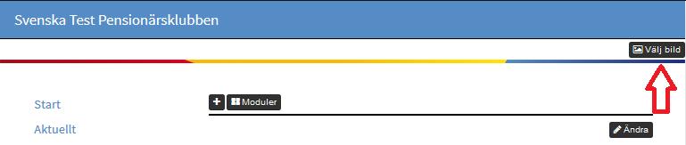 Modulen som används kallas Bildväljaren och är samma som ni har kunnat använda på sidorna förut.