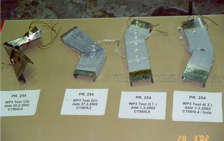 Figure 4-7: Test specimens 1 4