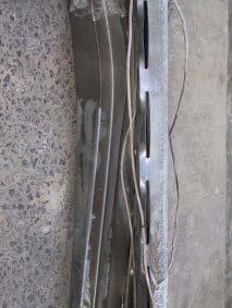 Figure 4-26: AWS-section specimen after the fire