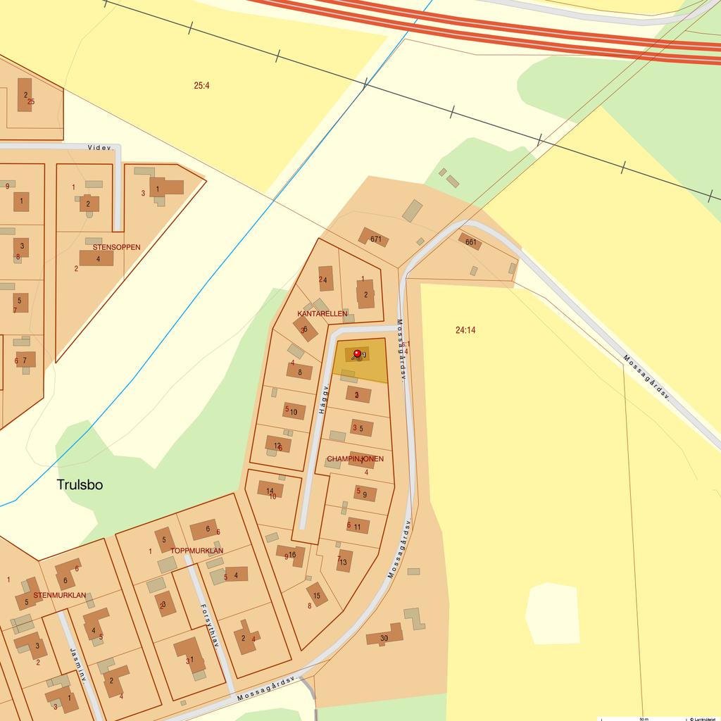 Metria FastighetSök - Lund Champinjonen 1 Läge, karta Område N (SWEREF 99 TM) E (SWEREF 99 TM) Registerkarta 1 6166860.