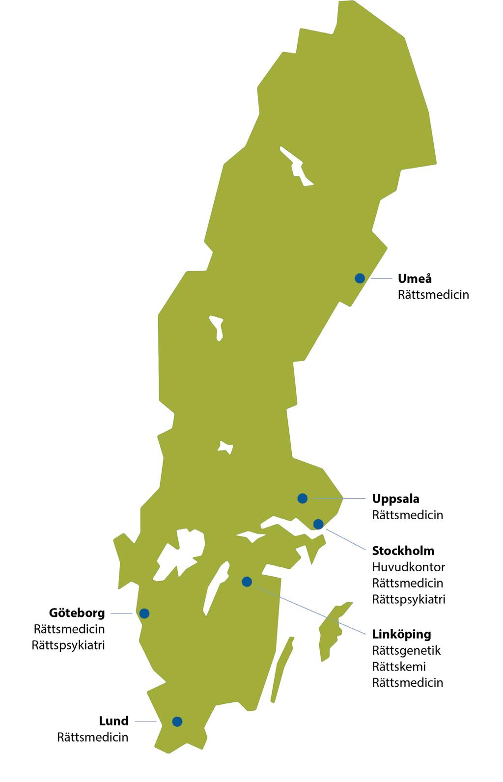 ÅRSREDOVISNING 2018 6 (92) Om Rättsmedicinalverket Som expertmyndighet har Rättsmedicinalverket (RMV) en viktig roll inom rättsväsendet.