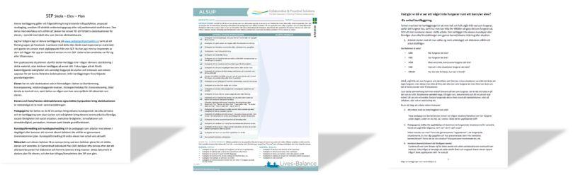 Kartläggningsmaterial Skola-Elev-Plan ALSUP En enkel kartläggning Ulrika