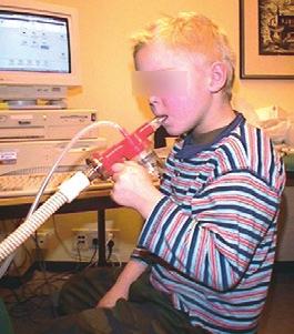 Bronkialprovokation med metakolin är en relativt enkel test som också barn och unga kan utföra.