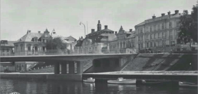 1945-1955 Storbron med Riksbankens hus