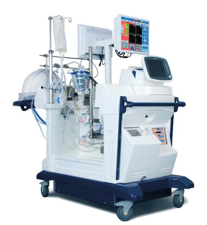 MARKNAD, BEHANDLING OCH PRODUKTER XPS XPS är med sin integrerade Hamilton ventilator och MAQUET CardioHelp centrifugalpump marknadens mest