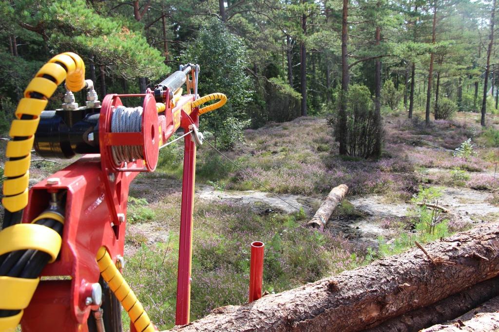 Vinsch aldrig rakt framifrån! Winch never straight ahead!