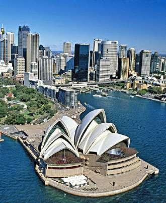 Dag 11 Sydney - Stadsrundtur med hamnkryssning Vi startar dagen med ett besök i Operahuset.