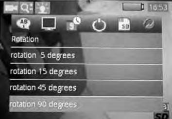 rotation 5 degrees Rotation med 5 rotation 15 degrees Rotation med 15 rotation 45 degrees Rotation med 45 rotation 90 degrees Rotation med 90 4.