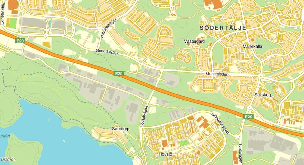 1 Inledning, syfte och områdesindelning Detta är en uppdaterad version av en dagvattenutredning som Geosigma har genomfört åt Södertälje kommun för fastigheten Tillverkaren 1 (Grapnr 16248).