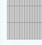 Figure D-1 shows the modelled geometry. The repository is represented by a plane with thickness of 4.8 m.
