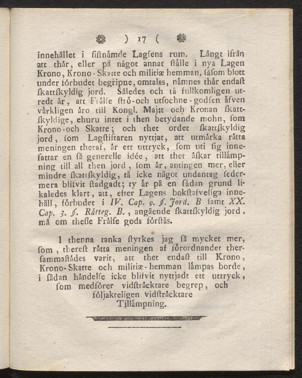 # ) i? ( innehållet i fidnåmrfe Lagfens rum.