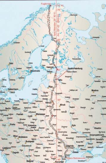 På världsarvslistan representeras kedjan av sammanlagt 34 mätpunkter. Sex av dessa ligger i Finland. Struves kedja togs upp på världsarvslistan 2005.
