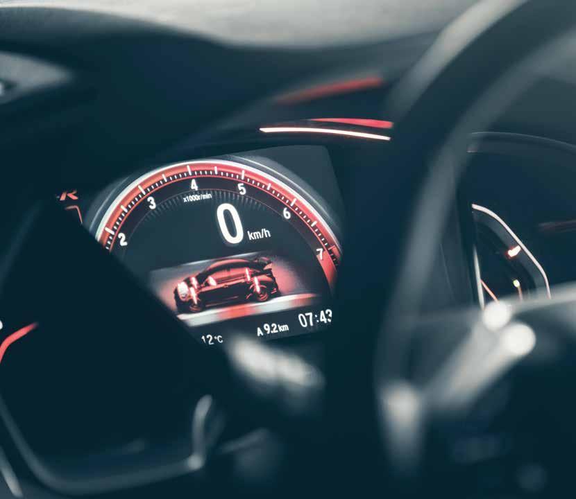 nya Type R tre olika egenarter. +R-läget i Type R frigör banpotentialen.