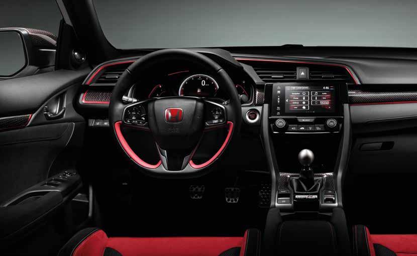 CARBON EXTERIOR PACK Förstärk den redan atletiska designen på din Type R med