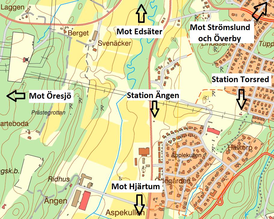 åtgärdsalternativen H0 och H1 skall luftledningen och befintliga Torsred raseras och en ny mottagningsstation skall byggas närmare inmatningspunkten OT00.