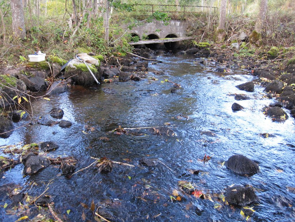 Bottenfauna i Kalmar län 2009 12 Förorening Samtliga sju lokaler som återbesöktes 2009 bedömdes ha samma grad av föroreningspåverkan som vid senaste undersökningen 2006, förutom Badebodaån efter