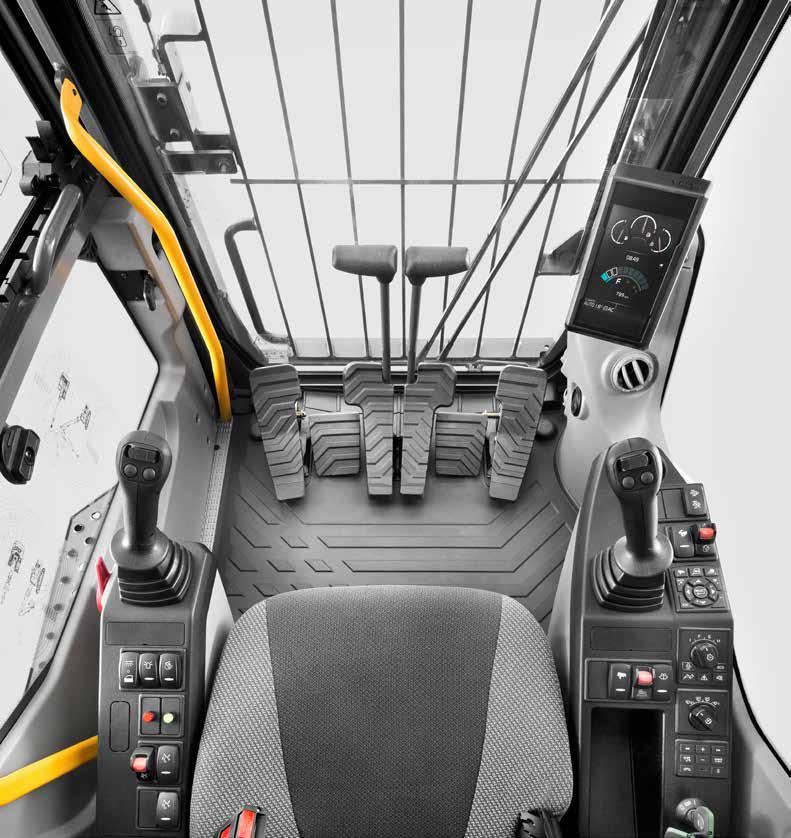 Volvo Care Cab Volvos hytt med god sikt särskilt utformad för rivning med lång räckvidd garanterar högre produktivitet.