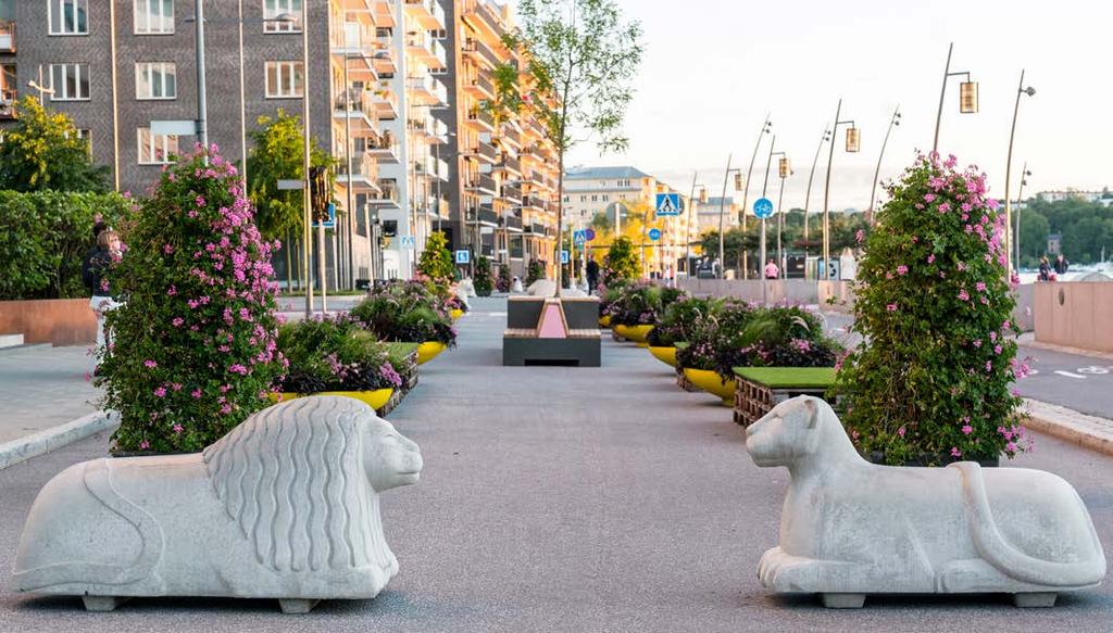 nöjdhet med skötsel av park och grönområden har ökat med fyra procentenheter och uppgår till 65 procent.